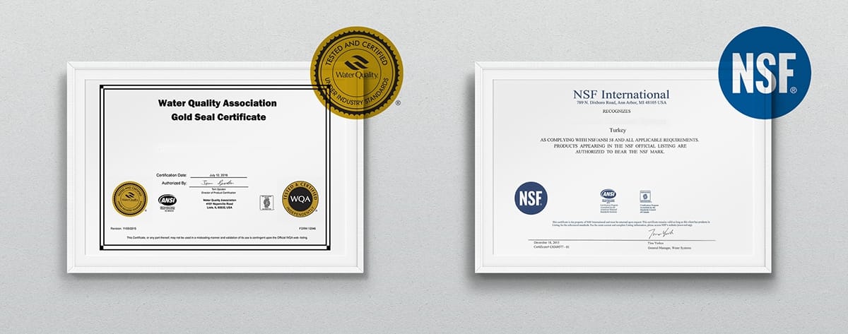 LG Su Arıtma Cihazı Sertifikaları – WQA & NSF Uluslararası Onaylar → LG Su Arıtma Cihazları LG Su Arıtma Sertifikaları – WQA Gold Seal ve NSF Belgesi